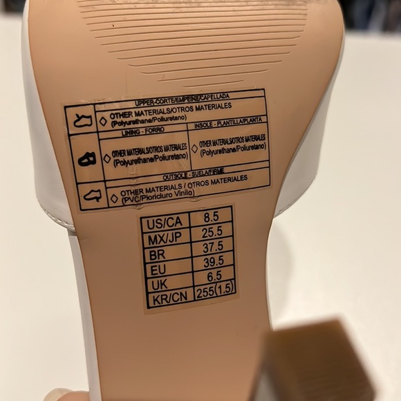 Like new white heeled sandals - Picture 9 of 9